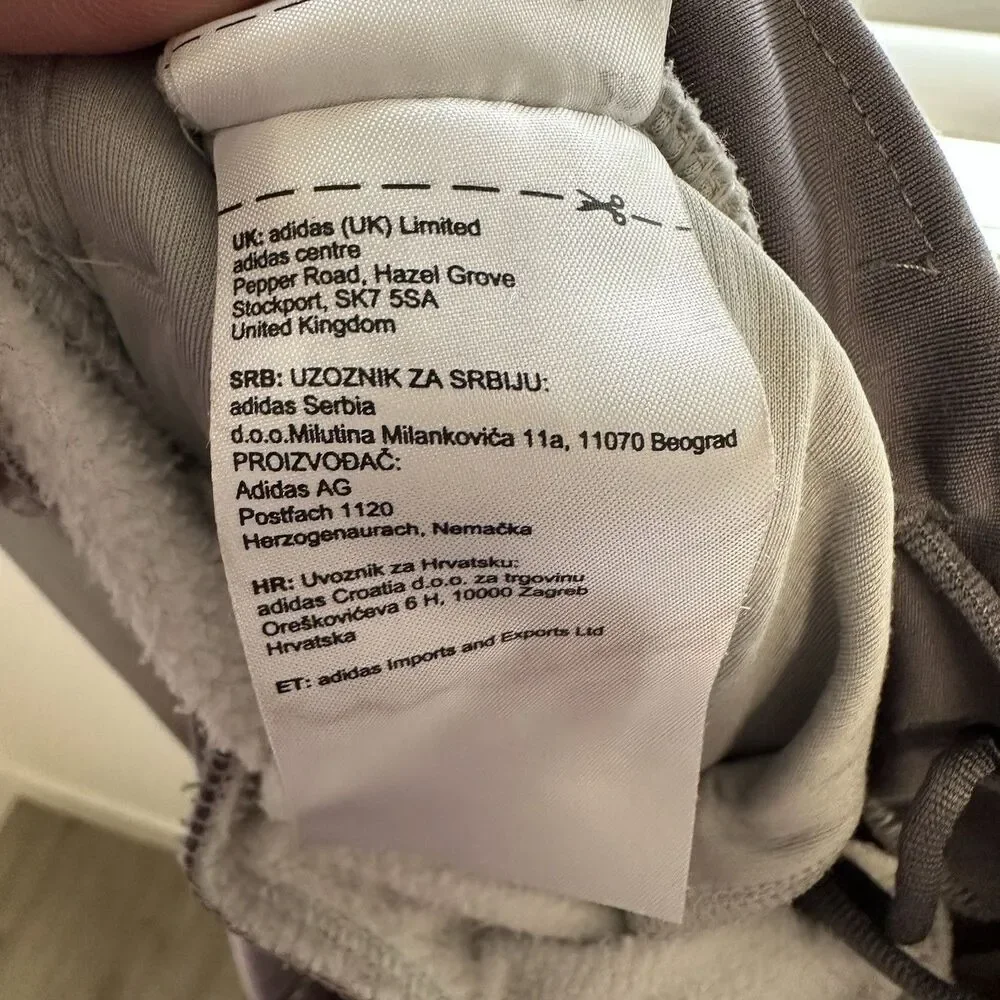 Adidas AEROREADY Jogger Sweatpants Mens XS Gray Athletic Training Lounge Pants
